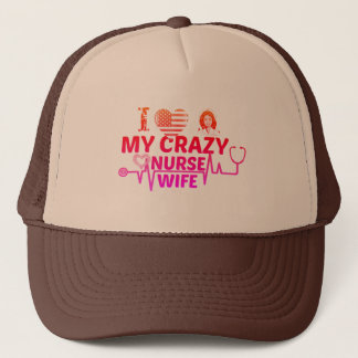 Casquette j'aime ma femme infirmière folle