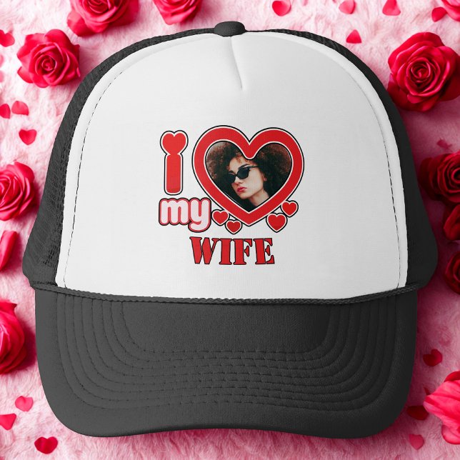 Casquette J'Aime Ma Femme Personnalisée (Créateur téléchargé)