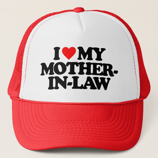 CASQUETTE J'AIME MA MÈRE-EN-DROIT (Devant)