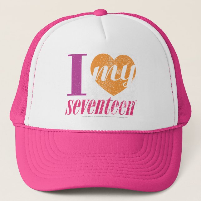 Casquette J'aime ma orange 17 (Devant)
