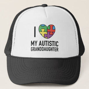Casquette J'Aime Ma Petite-Fille Autiste