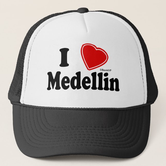 Casquette J'aime Medellin (Devant)
