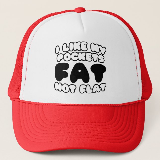 Casquette J'Aime Mes Poches Gras Pas Plat (Devant)