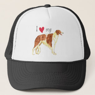 Casquette J'aime mon barzoï