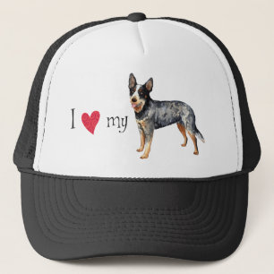 Casquette J'aime mon chien australien de bétail