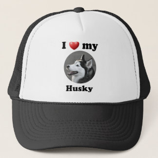 Casquette J'aime mon chien de traîneau