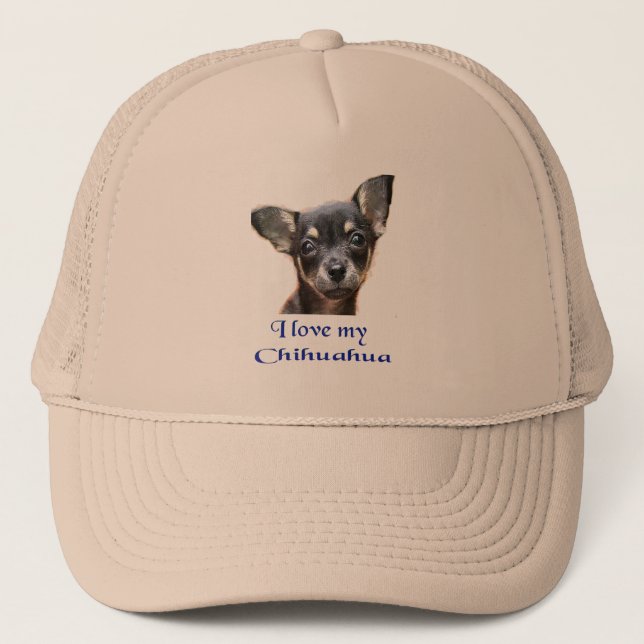 Casquette J'aime mon Chihuahua (Devant)