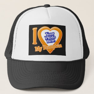 Casquette J'Aime Mon Citrouille Avec Votre Chapeau Photo Tru