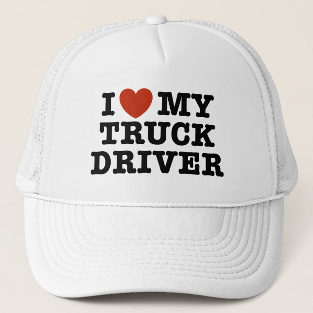 Casquette J'Aime Mon Conducteur De Camion (Devant)