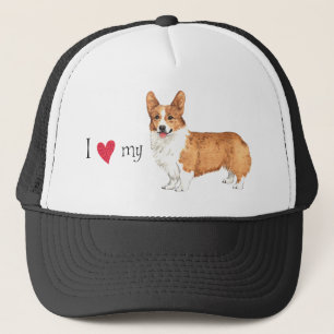 Casquette J'aime mon corgi de Gallois de Pembroke