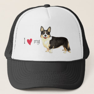 Casquette J'aime mon Corgi gallois Cardigan