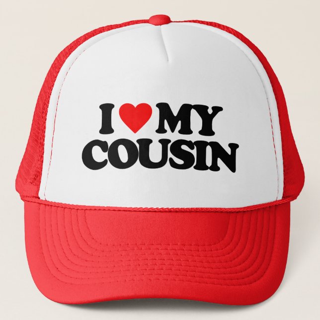CASQUETTE J'AIME MON COUSIN (Devant)