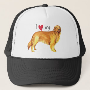 Casquette J'aime mon Golden Retriever