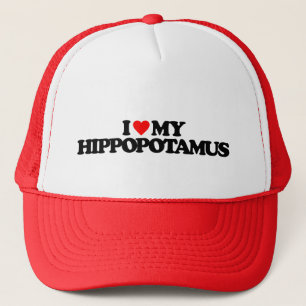 CASQUETTE J'AIME MON HIPPOPOTAMUS