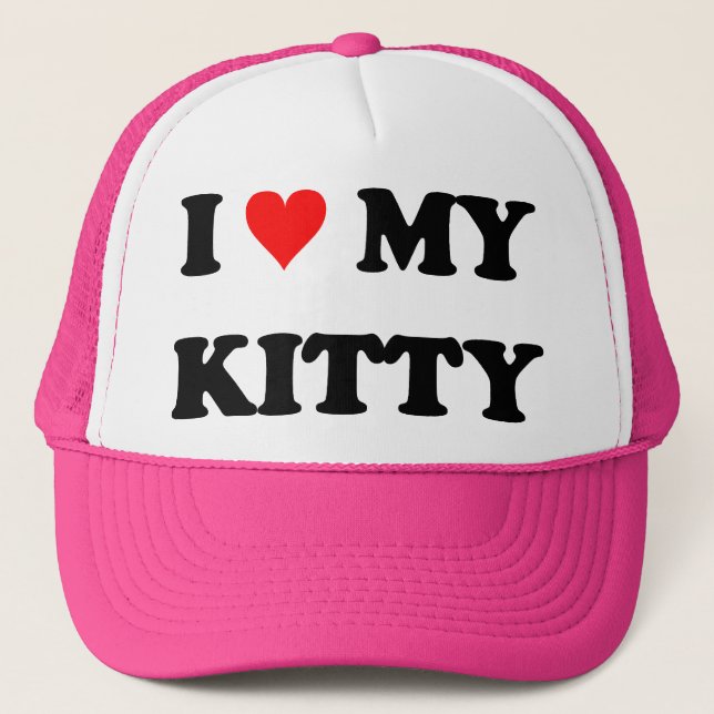 Casquette J'Aime Mon Kitty (Devant)