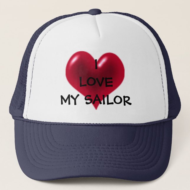 CASQUETTE J'AIME MON MARIN (Devant)
