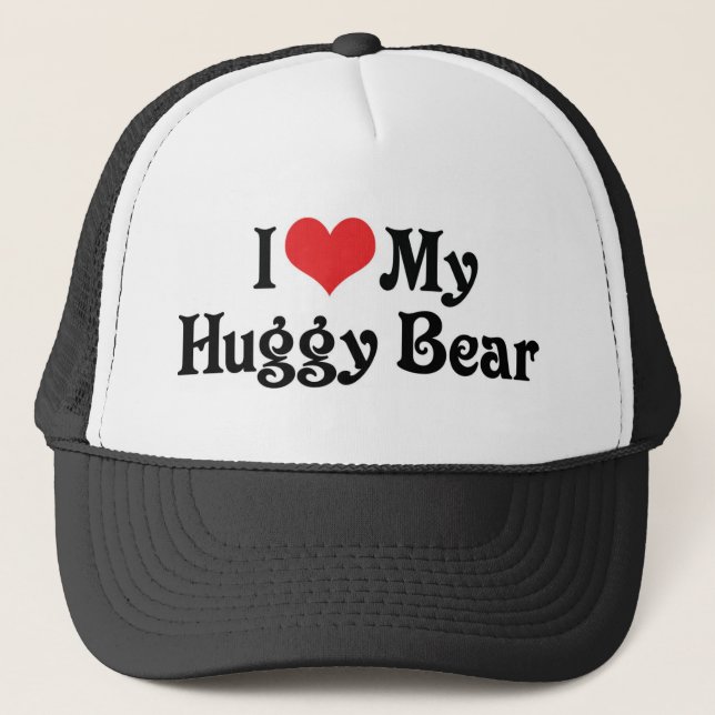 Casquette J'Aime Mon Ours Huggy (Devant)