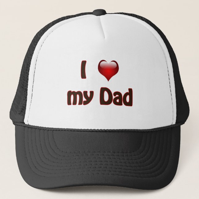 Casquette J'aime mon père (Devant)