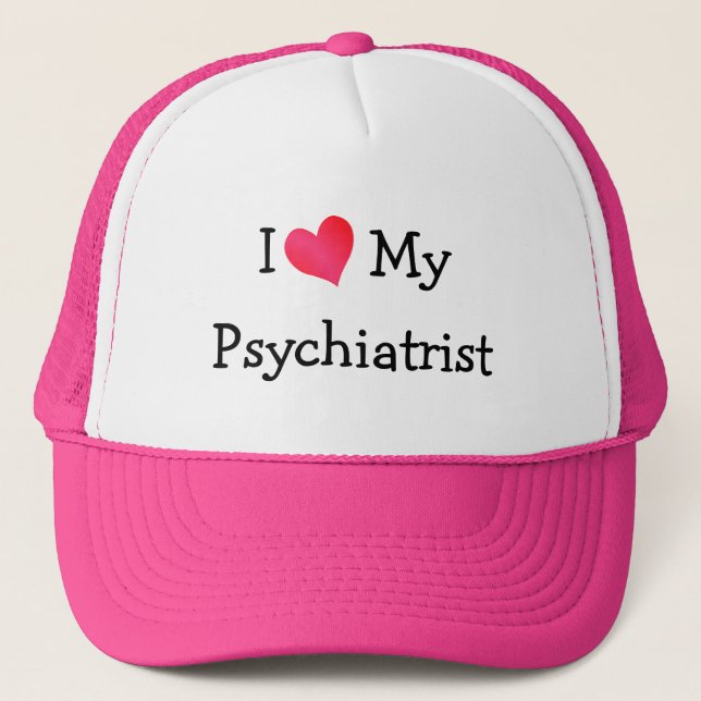 Casquette J'Aime Mon Psychiatre (Devant)