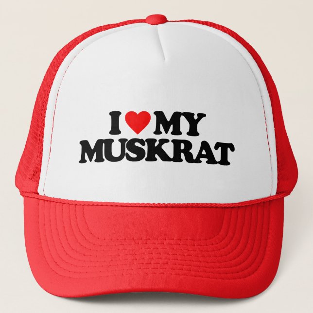 CASQUETTE J'AIME MON RAT MUSQUÉ (Devant)