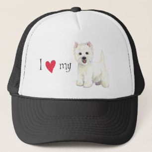 Casquette J'aime mon Westie