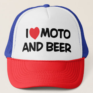 Casquette j'AIME MOTO ET BIÈRE