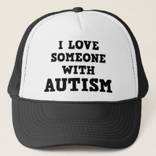 Casquette J'aime quelqu'un avec l'autisme
