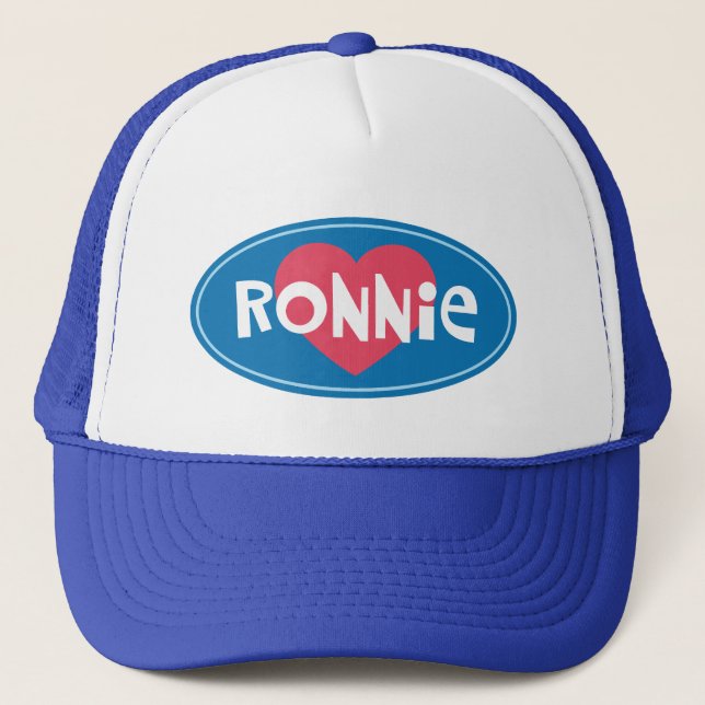 Casquette J'aime Ronnie (Devant)