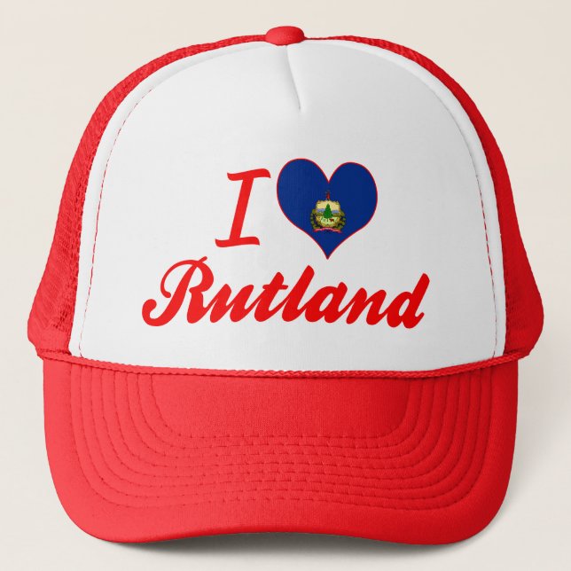 Casquette J'aime Rutland, Vermont (Devant)