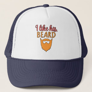 Casquette J'Aime Sa Barbe Romantique Valentines Jour Couple