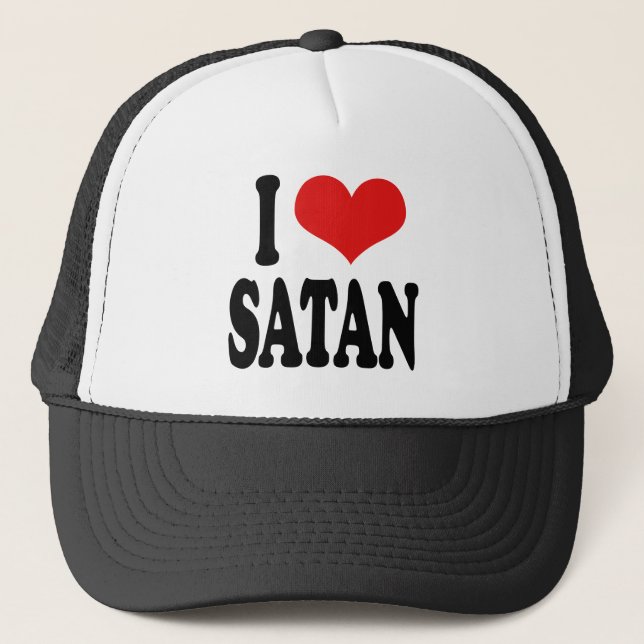 Casquette J'aime Satan (Devant)