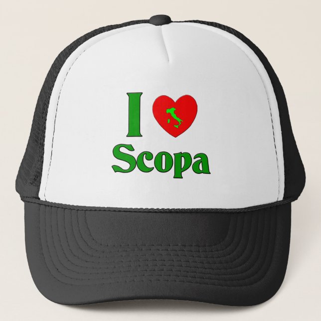Casquette J'aime Scopa (Devant)