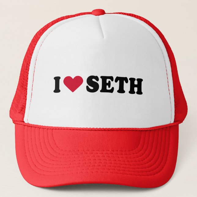 CASQUETTE J'AIME SETH (Devant)