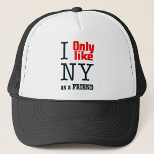 Casquette J'aime seulement NY en tant qu'ami