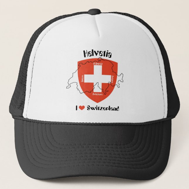 Casquette J'aime Suisse Mütze (Devant)