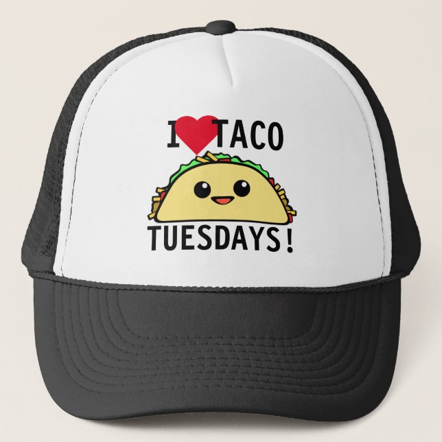 Casquette J'Aime Taco Mardi (Devant)