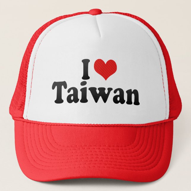 Casquette J'aime Taïwan (Devant)