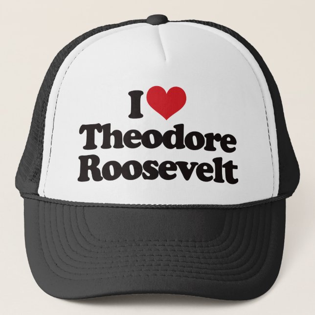 Casquette J'aime Theodore Roosevelt (Devant)