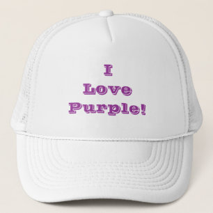 Casquette J'Aime Violet