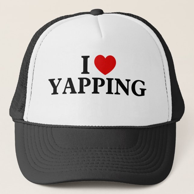 Casquette J'aime yapping Professional Yapper (Devant)