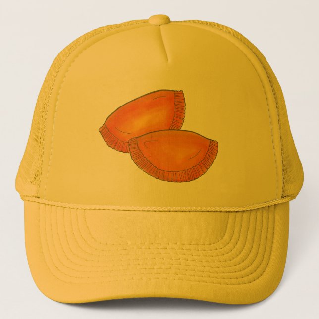 Casquette Jamaïcaine Boeuf Patty Cuisine alimentaire Jaune (Devant)