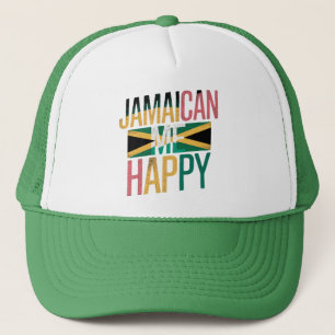 Casquette Jamaican Me Happy - Fun Jamaica Island Vibes