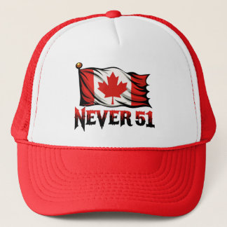 Casquette Jamais 51, Drapeau canadien,