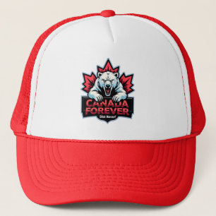 Casquette Jamais 51, Ours polaire, Canada Pour toujours,