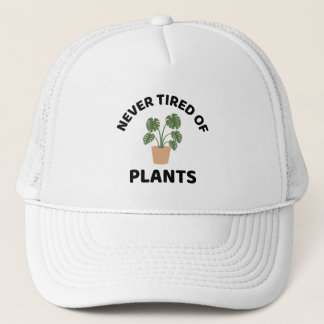 Casquette Jamais fatigué de l'amant plante plante