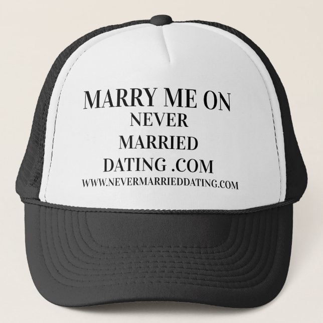 Casquette Jamais Marié (Devant)