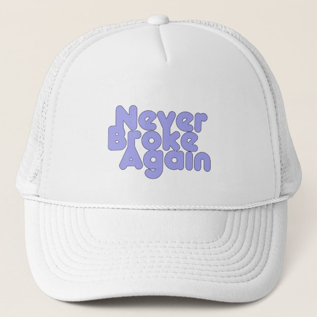 Casquette Jamais plus jamais cassé (Devant)