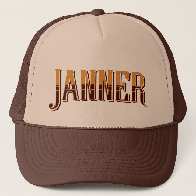 Casquette Janner Devon Dialect Slang Trucker Chapeau (Devant)