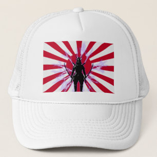 Casquette Japanese Flag & Rising Sun Samurai Warrior