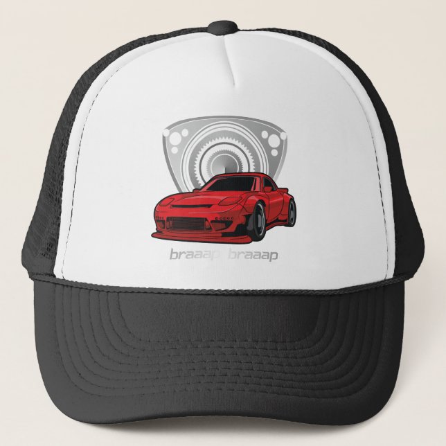 Casquette Japon Rotary Mazda RX7 BRAAP (Devant)